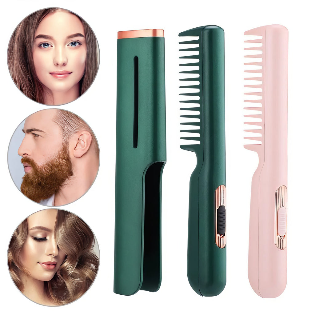 Rose Valor - 2 in 1 Portable Hot Comb